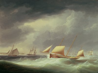 Segelschiffe bei Herne Bay von William Anderson